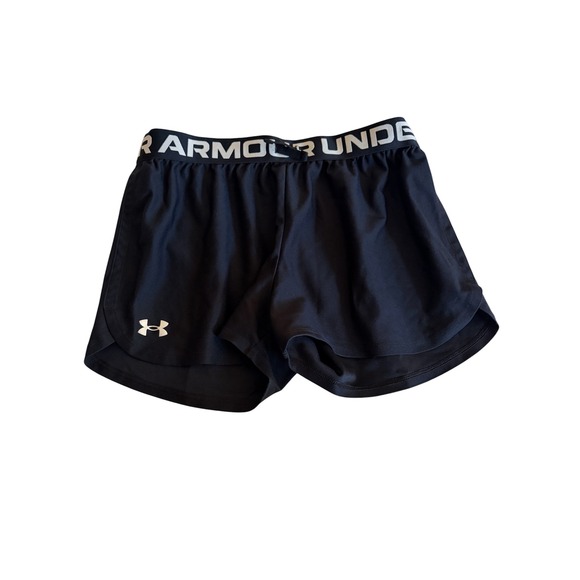 Under Armour Other - Under Armour Heatgear Loose Fit Exercise Shorts Youth Large Black